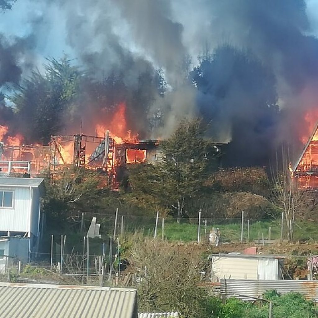 Nuevos ataques incendiarios se registraron en la provincia de Arauco