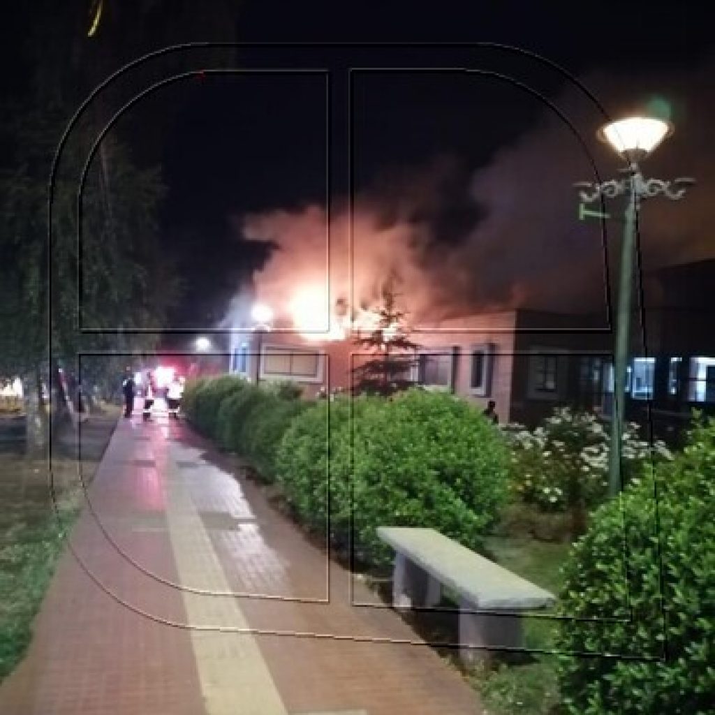 Detienen a 12 personas tras incendio en municipio de Villarrica