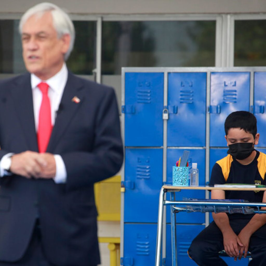 Presidente Piñera dio inicio al año escolar 2021