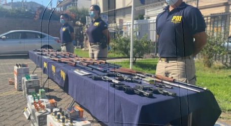 PDI incauta 23 armas de fuego en segunda parte de “Operación Alemania”