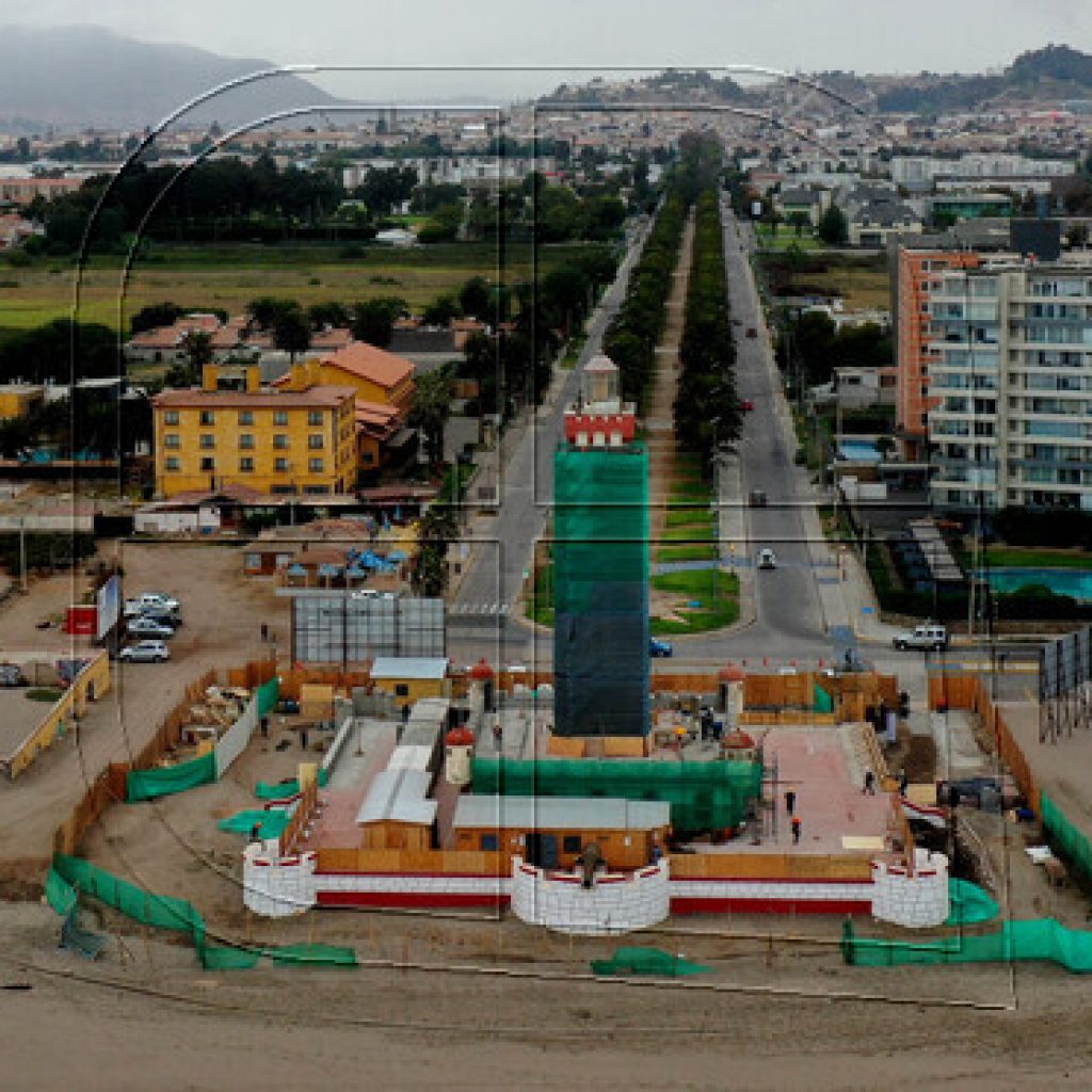 Ministro Moreno supervisó restauración del Faro Monumental de La Serena