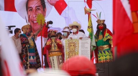 Perú: Castillo traslada su “ánimo” a los manifestantes afines a Perú Libre