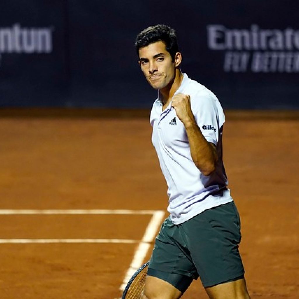 Tenis: Cristian Garin avanzó a cuartos de final en torneo ATP de Bastad