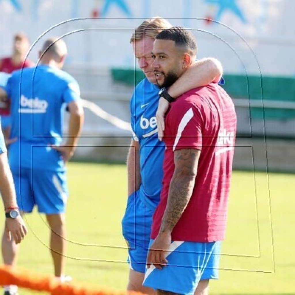 El neerlandés Memphis Depay ya entrena con el Barcelona