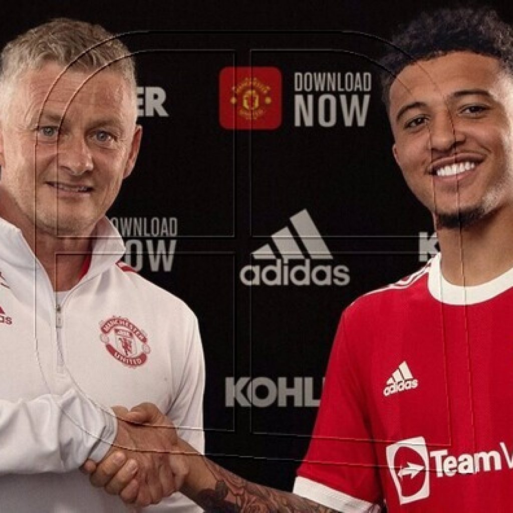 Jadon Sancho firmó con el Manchester United hasta el año 2026