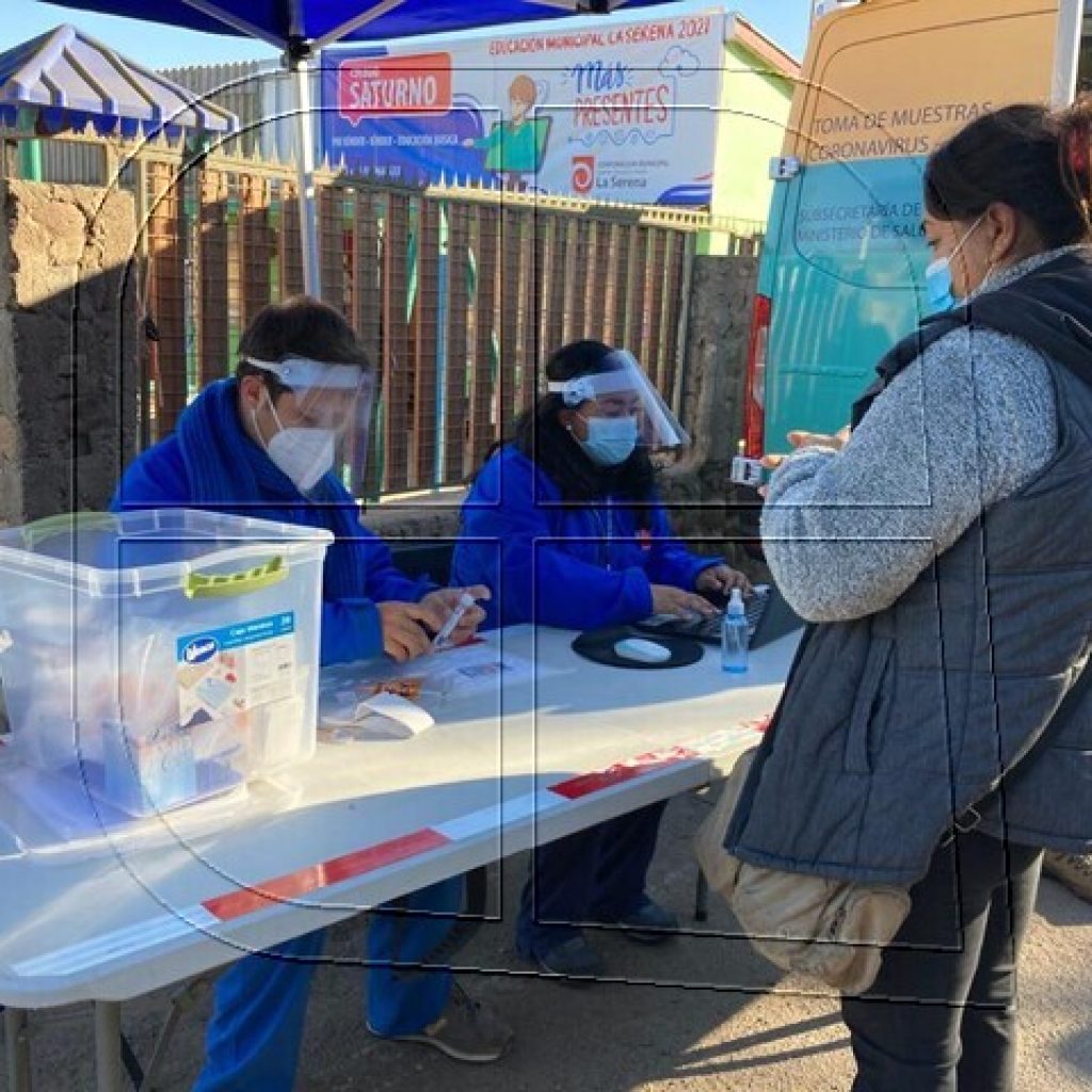 Coquimbo: Reactivan estrategia de testeo preventivo en cercanías de colegios