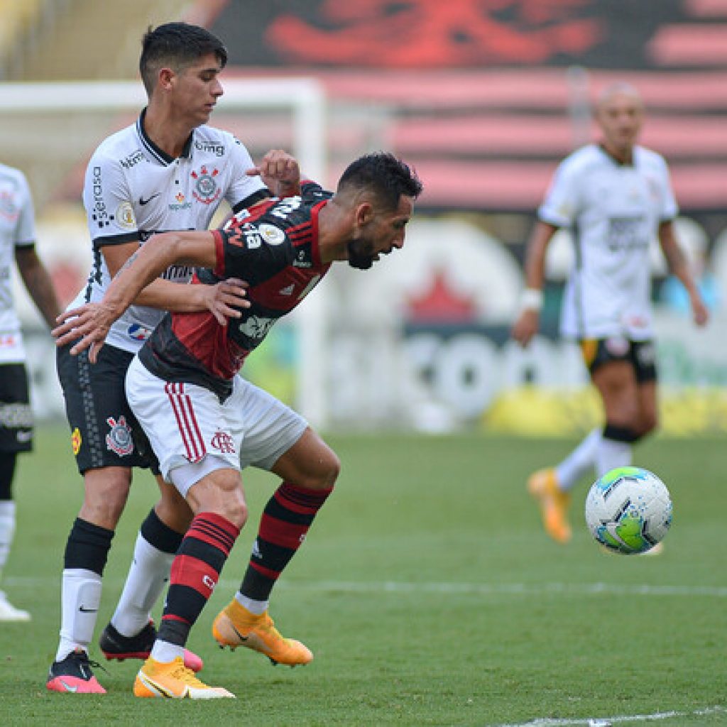 Brasileirao: Flamengo con Isla venció a domiiclio al Corinthians de Araos