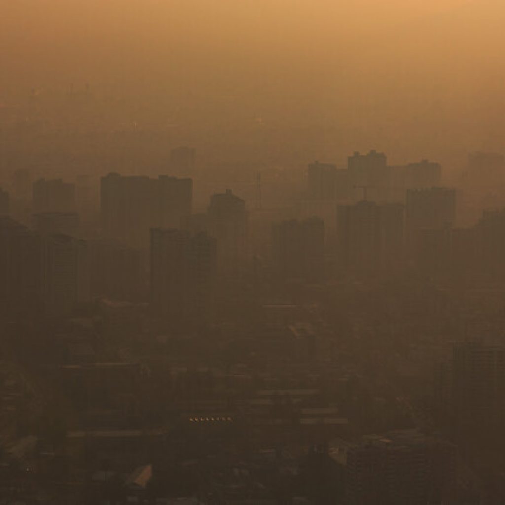 Constatan Preemergencia Ambiental por MP2,5 este domingo en la RM