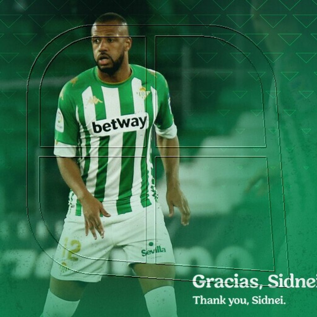 Sidnei rescinde su contrato con el Betis de Manuel Pellegrini