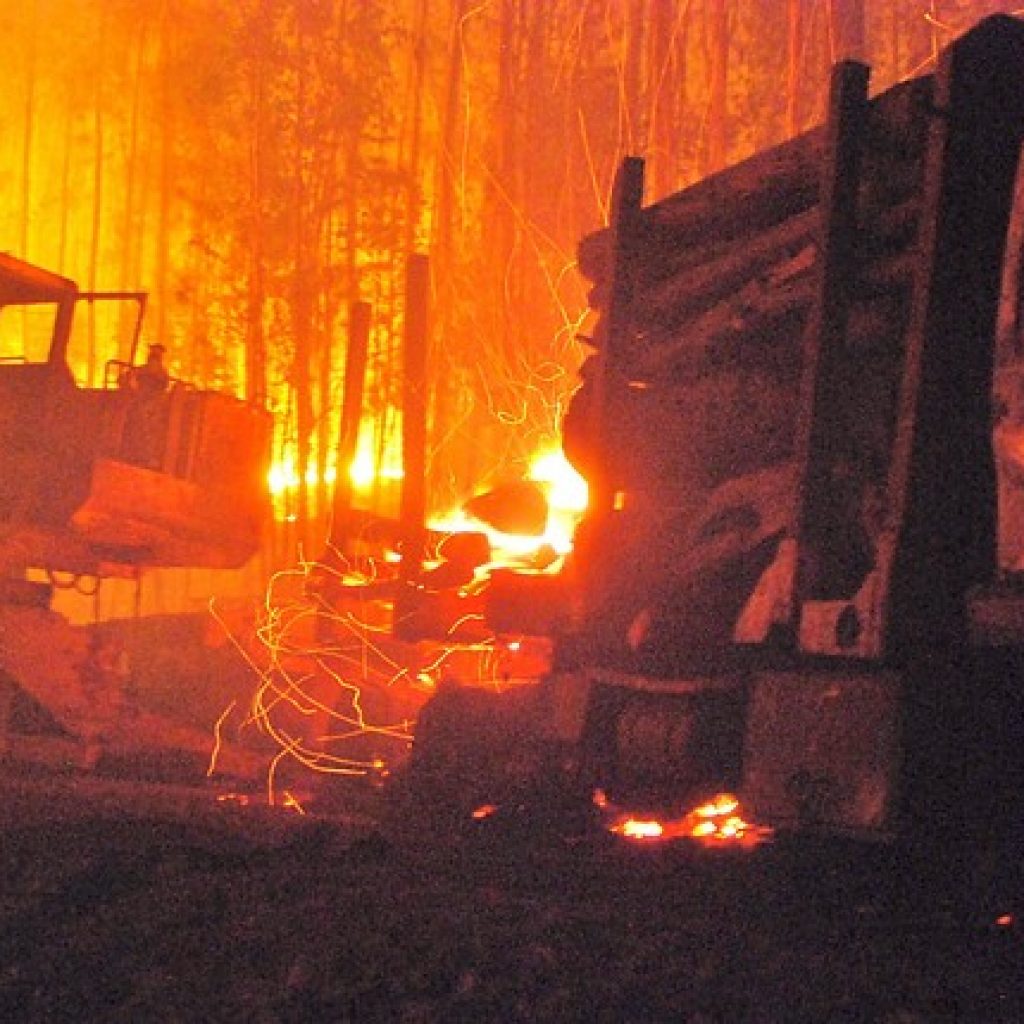 CNDC condenó ataque incendiario contra 12 camiones en el sur