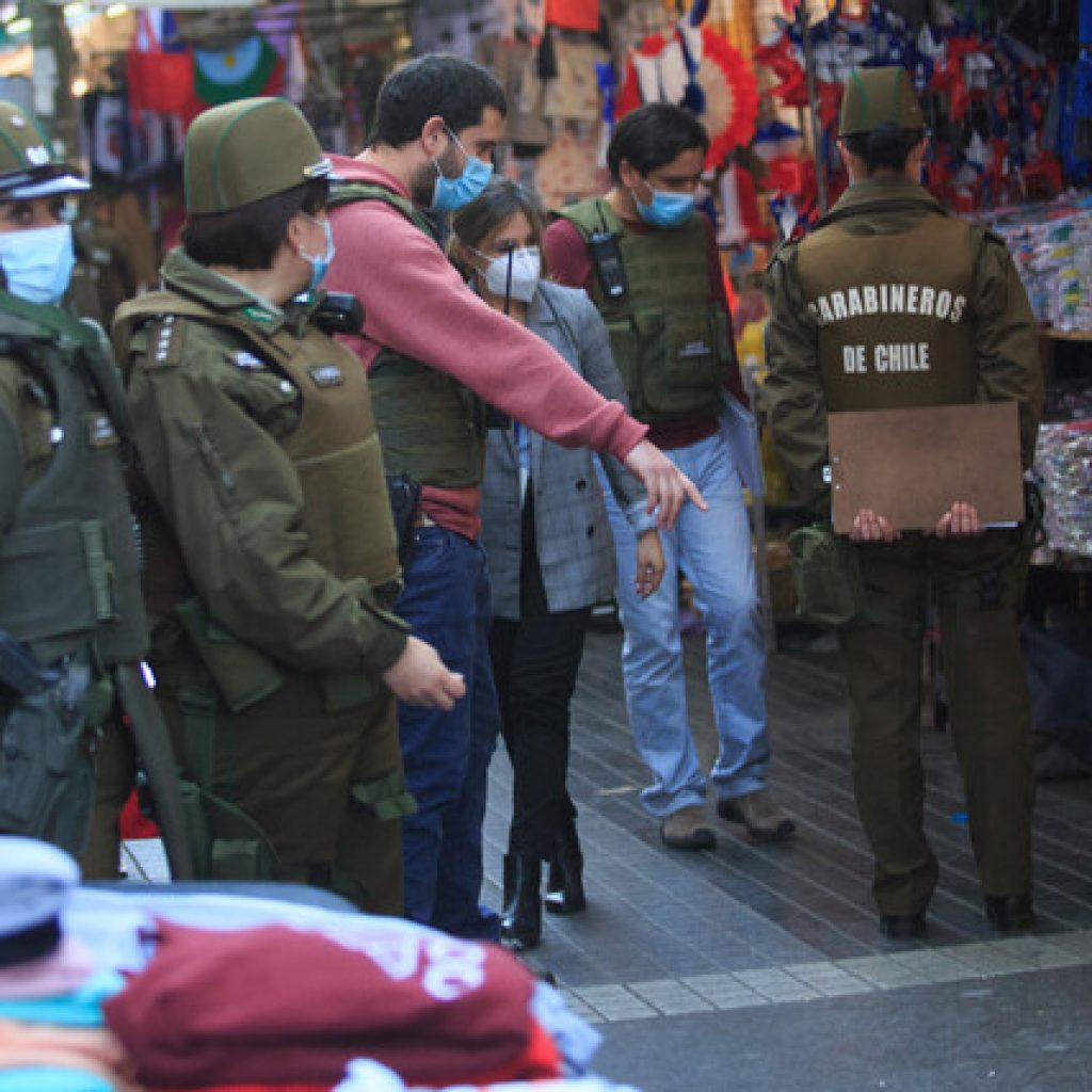 Carabineros detiene a sospechoso por balacera en barrio Meiggs