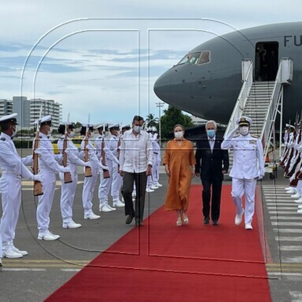 Piñera llega a Colombia e inicia gira presidencial por Sudamérica