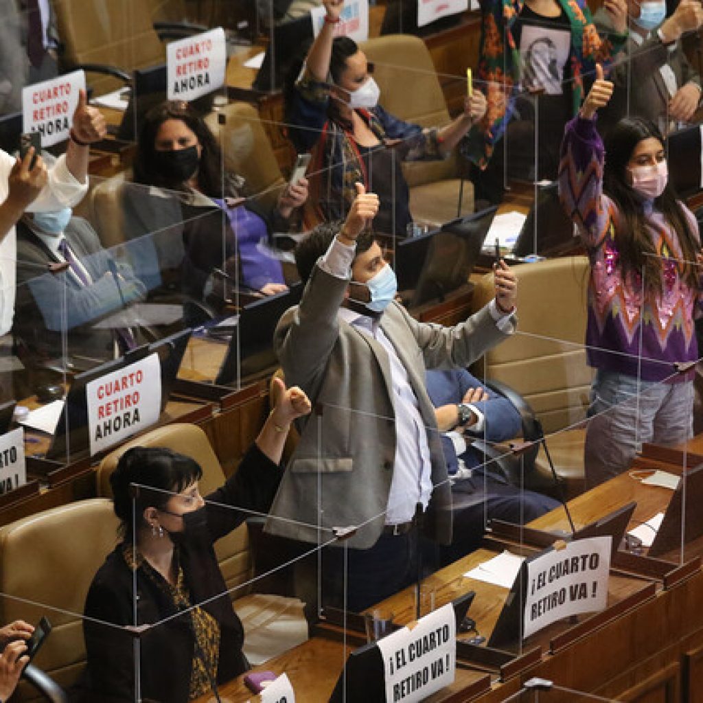 Cámara de Diputados aprobó el proyecto de cuarto retiro del 10% de las AFP