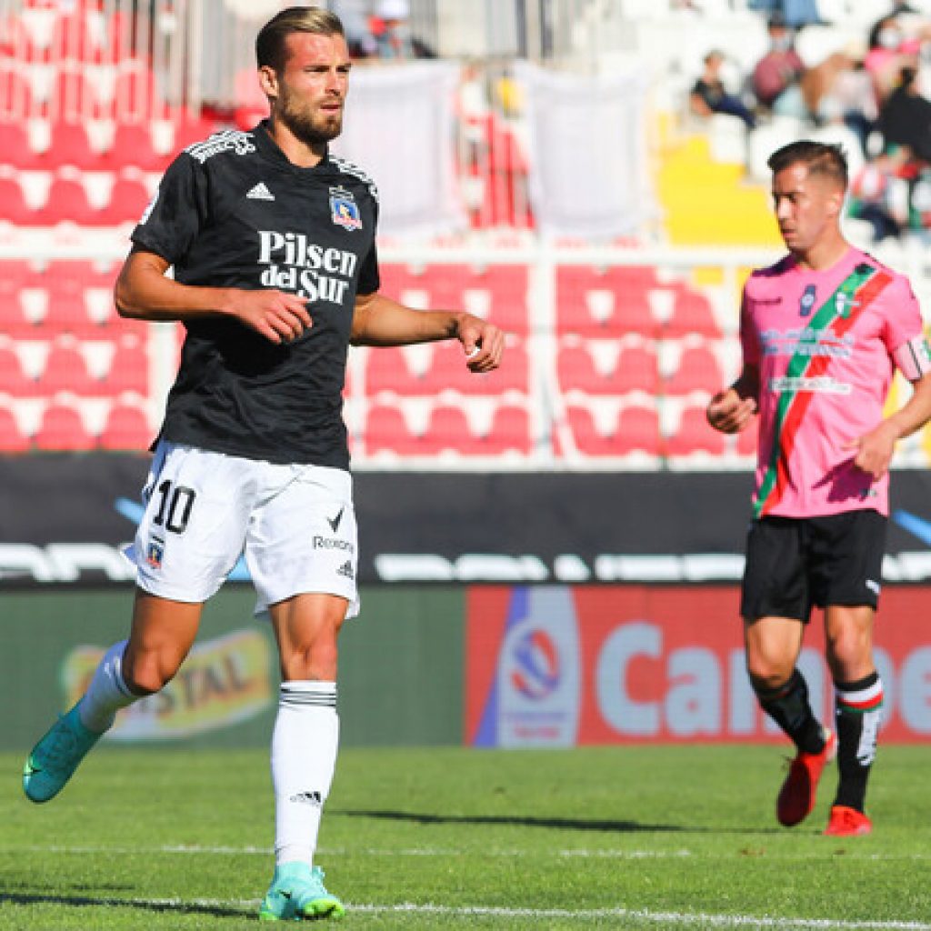 El líder Colo Colo recuperó el paso con triunfo a domicilio sobre Palestino