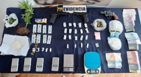 La Calera: PDI detiene a banda por microtráfico e infracción a Ley de Armas