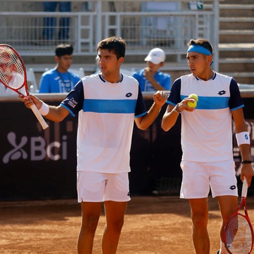 Tenis: Tomás Barrios y Alejandro Tabilo jugarán la final de la Copa Chile