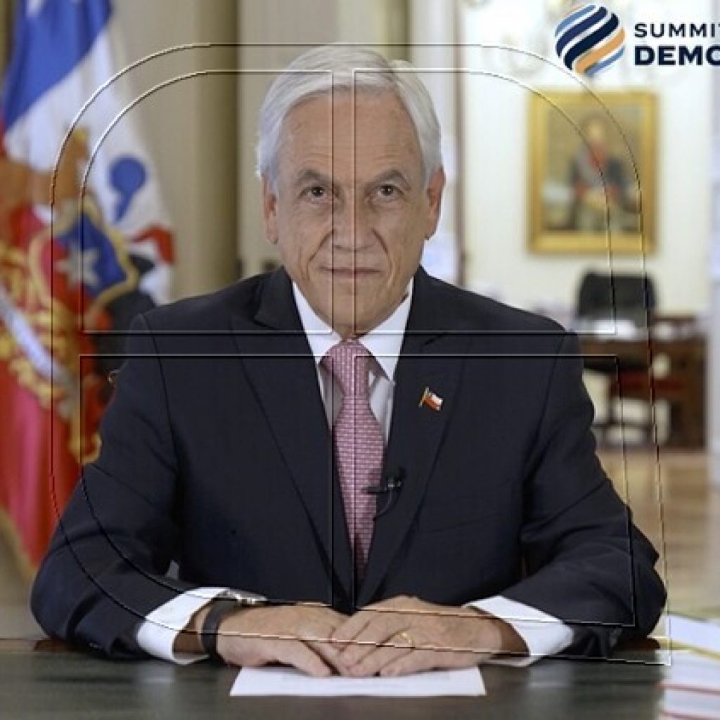 Piñera participa de Cumbre por la Democracia convocada por Biden