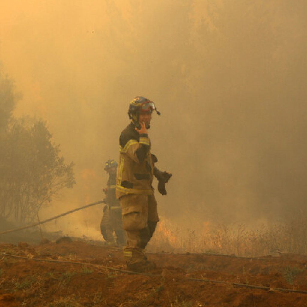 Onemi reporta 34 incendios forestales activos a nivel nacional