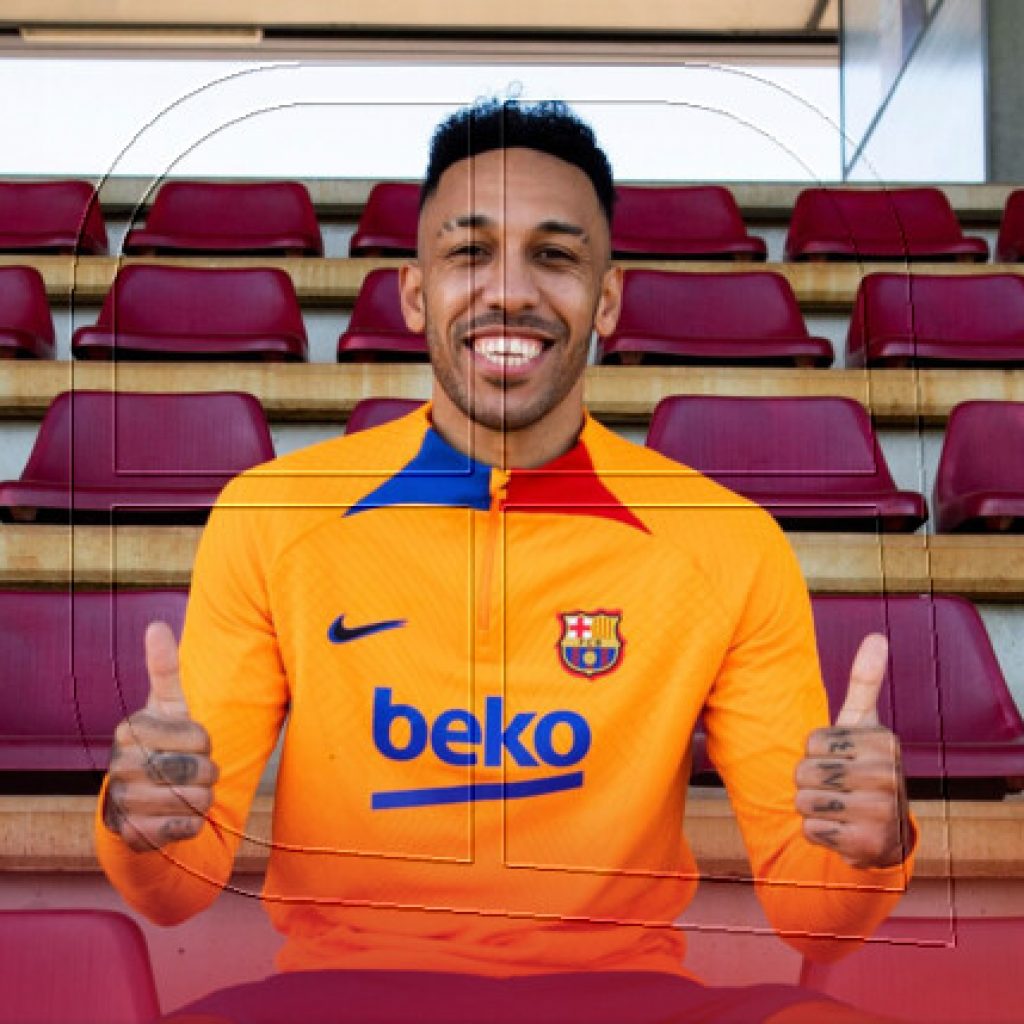 Aubameyang presentado en el FC Barcelona: "Esta es la oportunidad de mi vida"