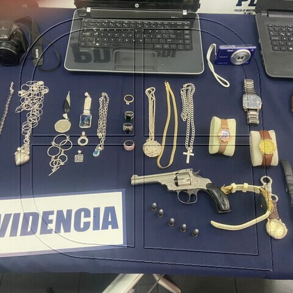 Arica: PDI detiene a banda criminal liderada por asesora del hogar