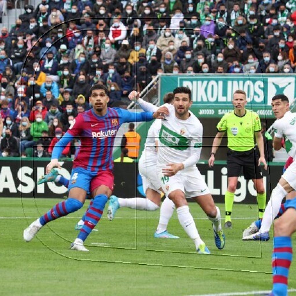 España: Enzo Roco disputó todo el partido en derrota de Elche ante FC Barcelona