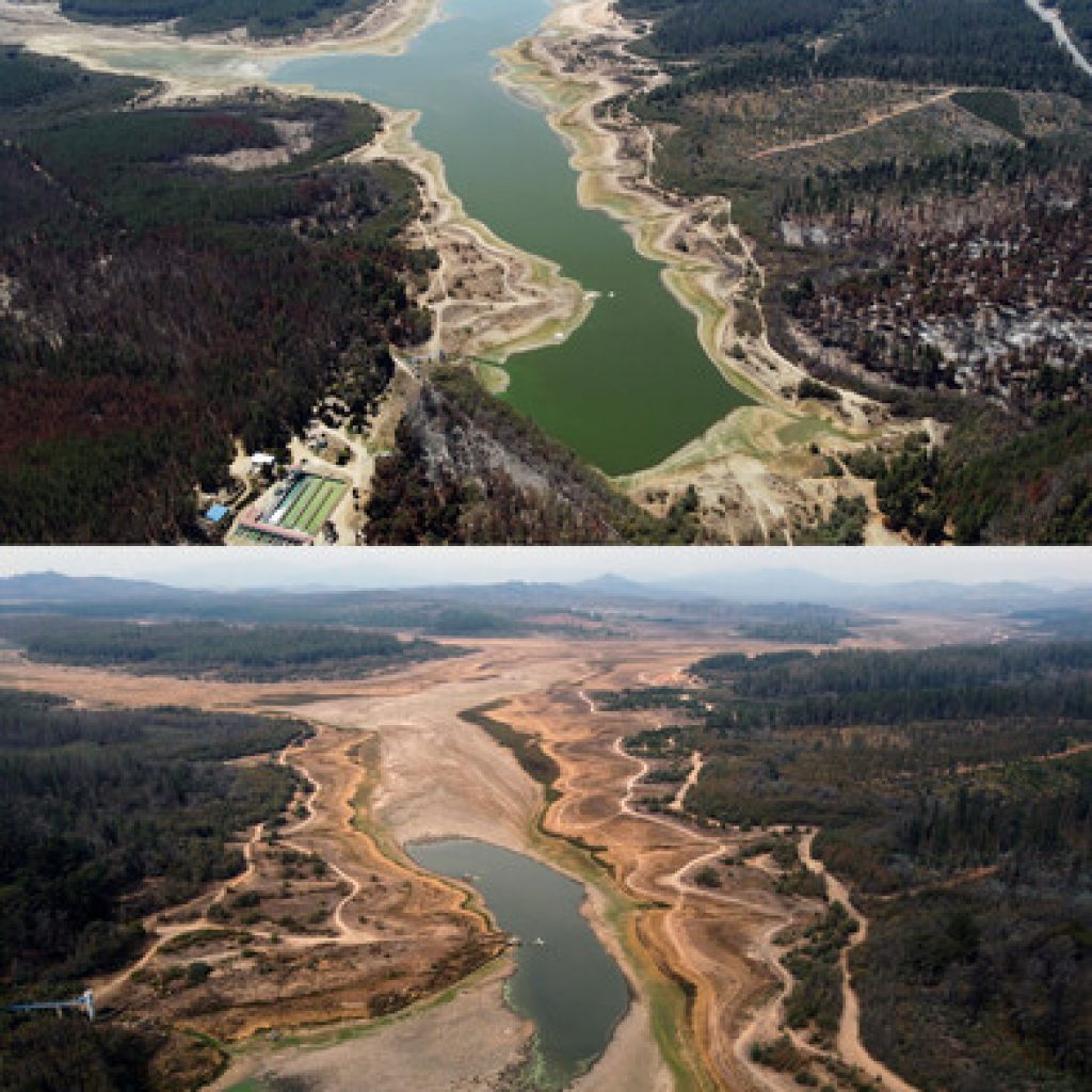 Sequía afecta dramáticamente la capacidad del Lago Peñuelas